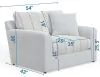 Jackson 228801-1703/01-1682/26 Lindsey - Chair & 1/2 - Snow