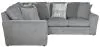 Jackson Furniture Industries 2477/62/42-28 Jackson Furniture Industries 2477/62/42-28 Glacier - 2 Piece Sectional With 9 Included Accent Pillows - Shark