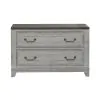 Liberty Furniture 237-CB4490 River Place - Curio Base - Riverstone White & Tobacco