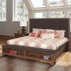 New Classic 00-594-300 New Classic 00-594-300 Cagney - 5/0 Queen Bed - Dark Brown