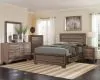 CoasterEveryday 204190KW-S5 Kauffman - California King 5 Piece Bedroom Set - Washed Taupe