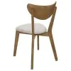 CoasterEveryday 103062 Kersey - Curved Wood Dining Side Chair (Set of 2) - Chestnut