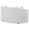 CoasterEssence 509172 Rainn - Boucle Upholstered Sloped Arm Loveseat - Latte