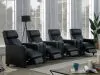 CoasterEveryday 600181-S4A Toohey - 7 Piece 4-Seater Upholstered Tufted Recliner Living Room Set - Black