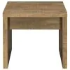 Coaster Fine Furniture 704127 Lynette - Square Engineered Wood End Table - Mango