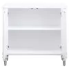 Coaster Fine Furniture 950411 Cardella - 2 Door Mandala Accent Cabinet - Distressed White