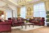 Furniture of America SM6110-LV Tabitha - Loveseat - Wine / Gold