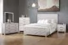 New Classic 00-3314-15C New Classic 00-3314-15C Biscayne - 6/6 Eastern King 5 Piece Bedroom Set (Bed, Dresser, Mirror, Chest, Nightstand) - Gray