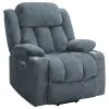 CoasterEveryday 602294P Houston - Upholstered Power Lift Recliner - Slate Blue