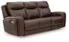 Benchcraft® U1330115 Gravier - Power Reclining Sofa With Adjustable Headrest - Cordova