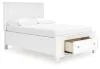 Ashley Furniture B680B25 Ashley Furniture B680B25 Fortman - Full Panel Storage Bed - White