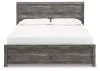 Ashley Furniture B1290B4 Bronyan - King Panel Bed - Dark Gray