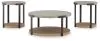 Ashley Furniture T383-13 Darthurst - Occasional Table Set (Set of 3) - Light Brown