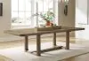 Ashley Furniture D974/35/01(2)/00 Cabalynn - 6 Pc. - Dining Room Table, 4 Side Chairs, Bench -  Oatmeal / Light Brown