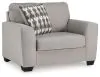 Ashley Furniture 50805/23/14 Avenal Park - 2 Pc. - Chair And A Half, Ottoman - Flannel