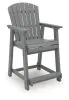 Ashley Furniture PCP227-124 Sanctuary Beach - Barstool (Set of 2) - Dark Gray