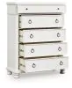 Ashley Furniture PCB823-46 Ashley Furniture PCB823-46 Rowlenstown - Five Drawer Chest - Antique White