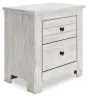 Ashley Furniture PCB1171-92 Makidern - Two Drawer Night Stand - Whitewash