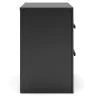 Ashley Furniture PCB1118-92 Broachmyn - Two Drawer Night Stand - Black / Gray