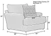 Jackson Furniture Industries 348201-1617/35-1726/35 Howell - Chair 1/2 - Seafoam