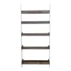 Liberty Furniture 139WH-BK202 Farmhouse - Leaning Bookcase - Two Tone White / Wood Tone