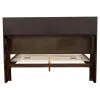 CoasterEssence 200719KW Jessica - California King LED Storage Bookcase Bed - Cappuccino