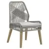 CoasterElevations 110033 Nakia - Woven Rope Dining Side Chairs (Set of 2) - Gray