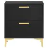 CoasterEveryday 224452 Kendall - 2-Drawer Nightstand - Black