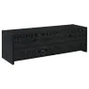 CoasterEssence 700645 Alton - 3-Drawer Engineered Wood TV Stand - Black Oak