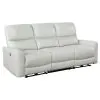 Coaster Fine Furniture 610261P-S2 Greenfield - 2 Piece Power Reclining Sofa Set - Ivory