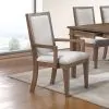 New Classic D2114B-25 Mariana - Upholstered Arm Chair (Set of 2) - Vintage Mocha