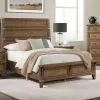 Intercon FG-BR-4965QB-WCT-C Intercon FG-BR-4965QB-WCT-C Forge - Queen Bed - Weathered Chestnut