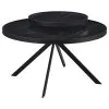 Coaster Fine Furniture 706268-S3 Briggs - 3 Piece Round Coffee And End Table Set - Black