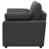 Coaster Fine Furniture 609533P Collins - Upholstered Power Recliner Chair - Dark Gray