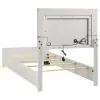 Coaster Fine Furniture 222931TB1 Marceline - Twin Headboard, Footboard & Slats, Box 1 of 2 - White