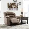 Ashley Furniture 3990598 Stoneland - Power Rocker Recliner - Light Brown