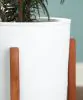 Ashley Furniture A2000427 Dorcey - Planter Set (Set of 2) - White / Brown