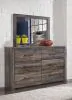 Ashley Furniture B211-31 Drystan - Six Drawer Dresser - Brown / Beige