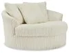 Ashley Furniture 2110421 Ashley Furniture 2110421 Lindyn - Oversized Swivel Accent Chair - Ivory