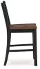 Ashley Furniture D546/23T/23B/724(2) Ashley Furniture D546/23T/23B/724(2) Valebeck - 6 Pc. - Counter Height Dining Table, 4 Barstools - Multi
