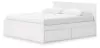 Ashley Furniture EB9630B21 Ashley Furniture EB9630B21 Onita - King Panel Platform Bed With 2 Side Storage - White
