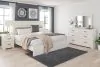 Ashley Furniture B2588B3 Ashley Furniture B2588B3 Stelsie - King Panel Bed - White