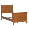Liberty Furniture 175-YBR-TSL Liberty Furniture 175-YBR-TSL Grandpas Cabin - Twin Sleigh Bed - Aged Oak