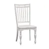 Liberty Furniture 244-CD-O7LGS Liberty Furniture 244-CD-O7LGS Magnolia Manor - 7 Piece Leg Table Set (Spindle Back Chairs) - Antique White