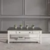 Liberty Furniture 417-OT1010 Allyson Park - Rectangular Cocktail Table - Wirebrushed White / Charcoal