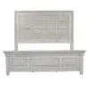 Liberty Furniture 824-BR-OQPB Liberty Furniture 824-BR-OQPB Heartland - Queen Panel Bed - Antique White / Tobacco Tops