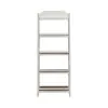 Liberty Furniture 244-BK201 Magnolia Manor - Leaning Pier Bookcase - Antique White