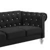 New Classic UKD13-30-BLKC New Classic UKD13-30-BLKC Emma Crystal - Sofa - Black