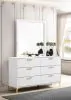 CoasterEveryday 224403M Kendall - 6-Drawer Dresser With Mirror - White