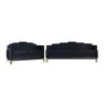 New Classic 23-2034-2NP Empire - 2 Piece Manual Sofa & Loveseat - Black